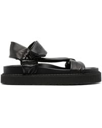 Isabel Marant - Naori Grained-leather Sandals - Lyst