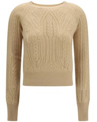 Ermanno Scervino - Cable-Knit Cashmere Sweater - Lyst