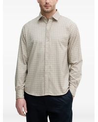 Sisley - Check-Pattern Long-Sleeve Shirt - Lyst