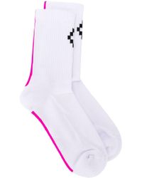 Marcelo Burlon Intel A. Socks - White