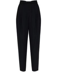 Emporio Armani - Trousers With Belt - Lyst