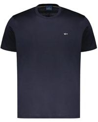 Paul & Shark - Logo-Embroidered T-Shirt - Lyst