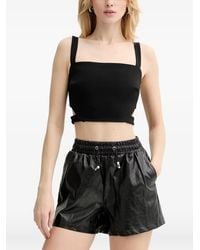 Guess - Koryn Cut-Out Crop Top - Lyst