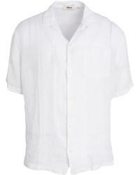 Altea - Bart Short-Sleeve Revere-Collar Shirt - Lyst