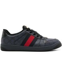 Gucci - Ace GG Supreme Leren Sneakers - Lyst