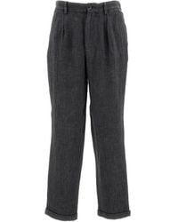 Barena - Pleated Cuffed Trousers - Lyst