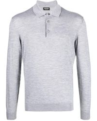 Zegna - Cashmere-silk Polo Top - Lyst