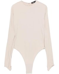 Mugler - Body Con Agujeros Para Los Pulgares - Lyst