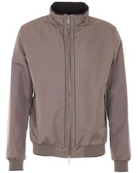 Moorer - Chaqueta Con Cuello Alto Con Cremalllera - Lyst