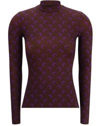 Marine Serre - Moon-Print High-Neck Top - Lyst