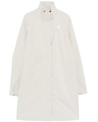 K-Way - Abrigo Con Cuello Alzado - Lyst