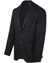 Santaniello - Front-Pocket Button Blazer - Lyst