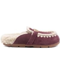 Mou - Mules Winter Bio En Peau Lainée - Lyst