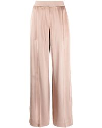 Stine Goya - Ciara Logo-waistband Satin Trousers - Lyst