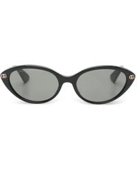 Gucci - Double G Cat-Eye Sunglasses - Lyst