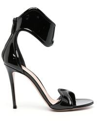 Gianvito Rossi - Lucrezia 105mm レザーサンダル - Lyst