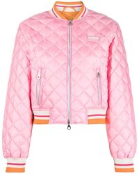 Duvetica - Diamond-quilted Bomber Jacket - Lyst