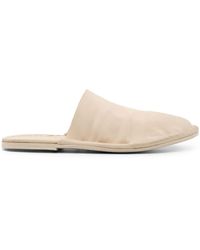 Marsèll - Round-toe Leather Mules - Lyst