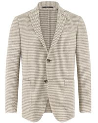 BOGGI - Micro-Patterned Single-Breasted Blazer - Lyst
