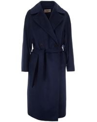 Weekend by Maxmara - Double-Breasted Belted Coat - Lyst