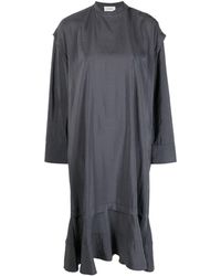 Lemaire - Silk-blend Midi Dress - Lyst