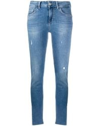 Liu Jo - Mid Rise Slim Fit Jeans - Lyst