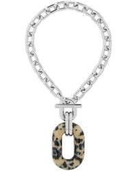 Rabanne - Collier Link À Effet Écaille De Tortue - Lyst