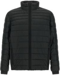 BOSS - Wasserabweisende Jacke Mit Logo-Patch - Lyst