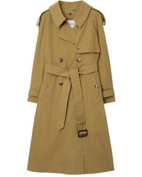 Burberry - Long Canvas Fitzrovia Trench Coat With Warmer - Lyst