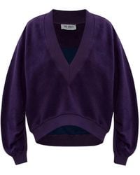 The Attico - V-Neck Sweatshirt - Lyst