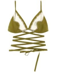 Jejia - Lace Insert Anna Triangle Bra - Lyst