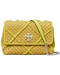 Tory Burch - Small Kira Diamond-Woven Convertible Shoulder Bag - Lyst