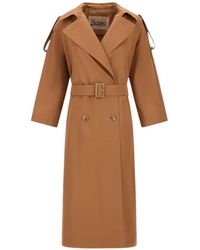 Herno - Double-Breasted Belted Trench Coat - Lyst