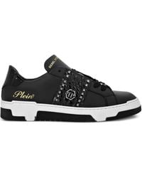 Philipp Plein - Stud-Embellished Sneakers - Lyst