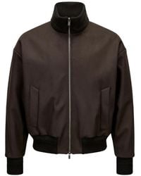 Barena - Ribbed-Trim Zip-Up Jacket - Lyst