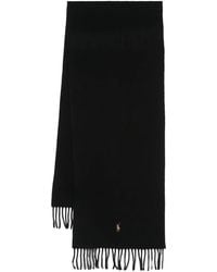 Polo Ralph Lauren - Polo Pony Fringe-Detailing Scarf - Lyst