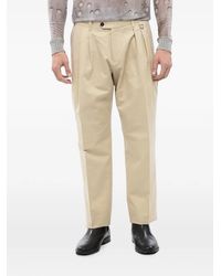 John Richmond - Pantalon De Tailleur À Plis Marqués - Lyst