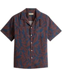 Woolrich - Camisa Con Motivo De Hojas - Lyst