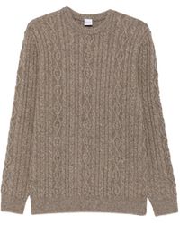 Aspesi - Pullover Mit Zopfmuster - Lyst