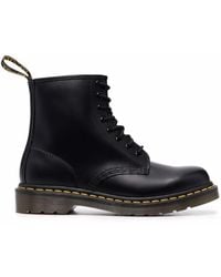 Dr. Martens - Unisex 1460 Smooth Leather Lace Up Boots Black - Lyst