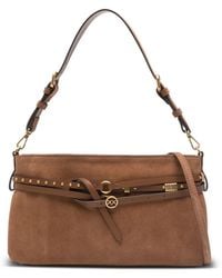 Pinko - Schoudertas Met Logodetail En Gesp - Lyst