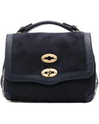 Zanellato - Mini Postina Stud-Embellished Twist-Lock Tote Bag - Lyst