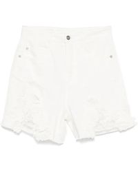 Ermanno Scervino - Floral Lace Appliquè Shorts - Lyst