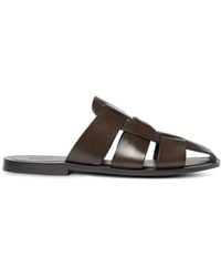 SCAROSSO - Perseo Cage-Style Sandals - Lyst