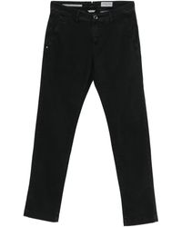 Jacob Cohen - Button-Fly Cotton Trousers - Lyst