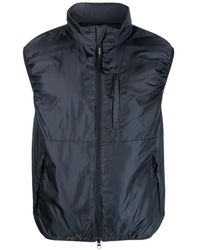 Aspesi - High-Neck Padded Gilet - Lyst