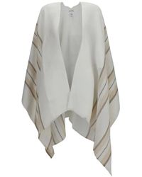 Brunello Cucinelli - Open Poncho - Lyst