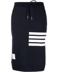 Thom Browne - 4-bar Detail Fitted Skirt - Lyst
