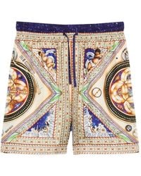 CASABLANCA - Print Drawstring Shorts - Lyst