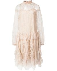 Rochas - Sheer Lace Dress - Lyst